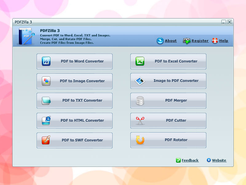 Click to view PDFZilla 1.2.9 screenshot