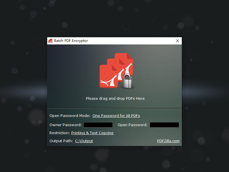 Batch PDF Encryptor screenshot